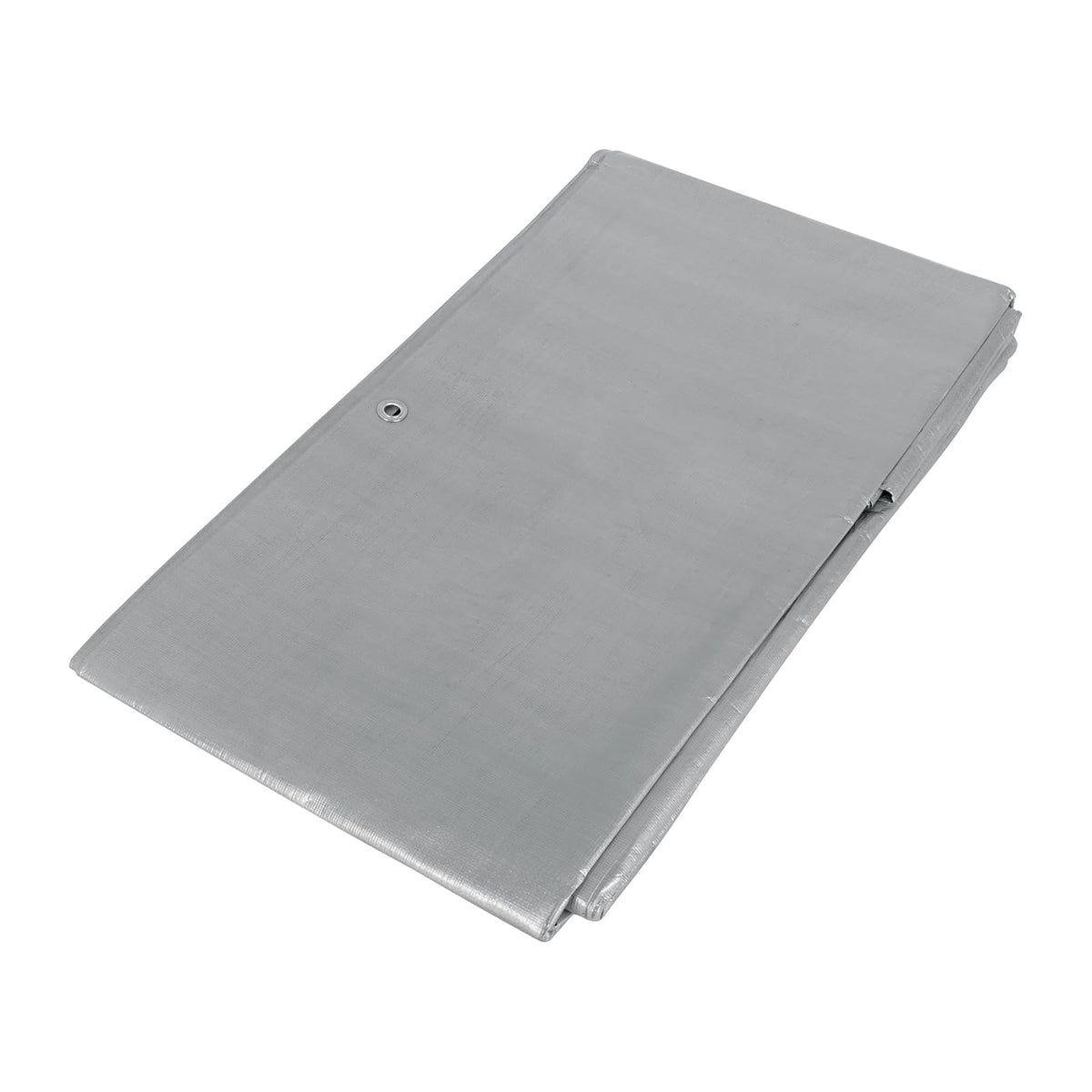 Truper Lona Reforzada con Ojillos de Aluminio - Lona - 3 x 4 m - Gris