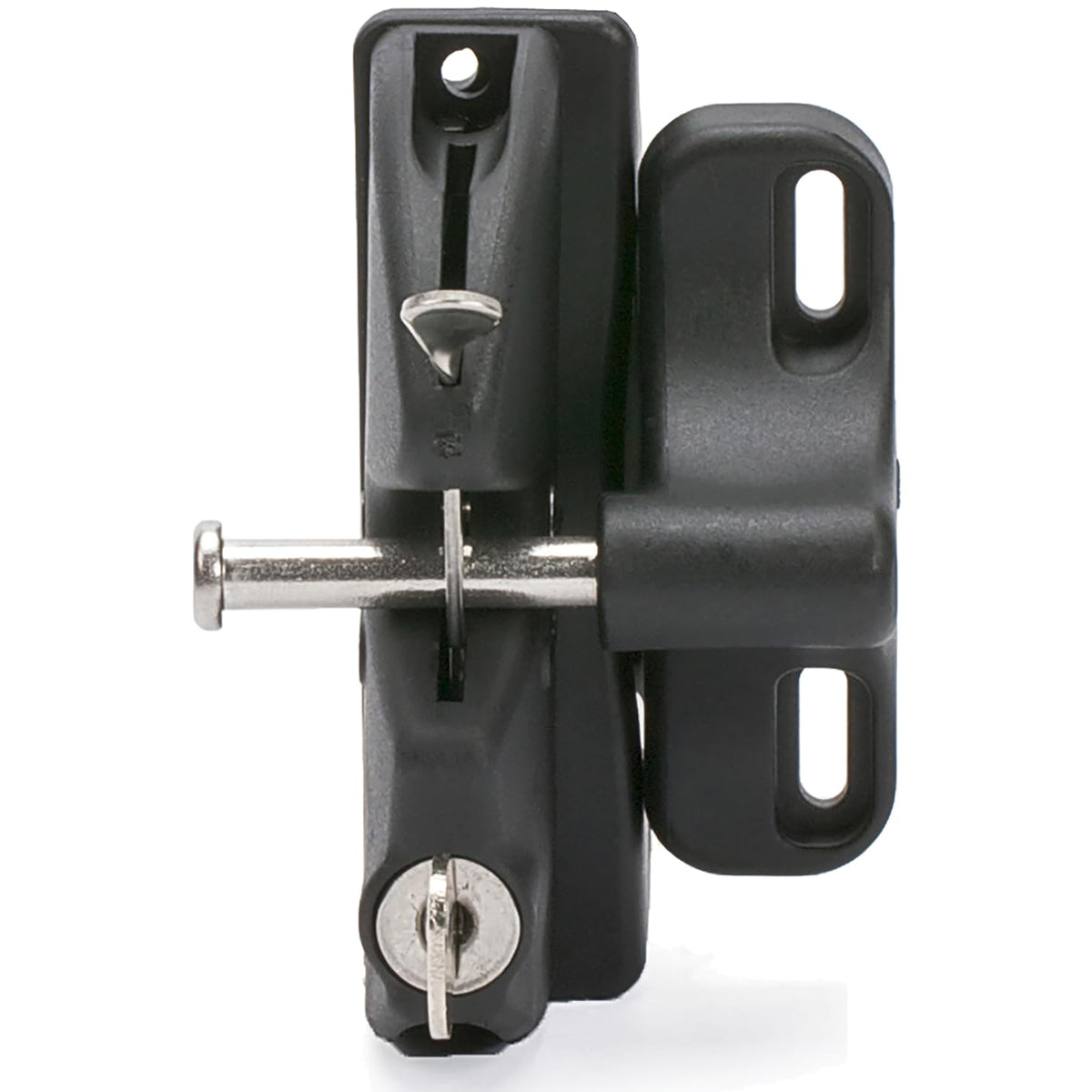 National Hardware N346 – 201 lokklatch automática llave puerta Lock Latch, 4 – 9/40,6 cm Color Negro, Actualizado embalaje, National empaque, 4-9/16", Negro