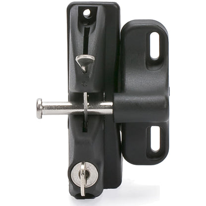 National Hardware N346 – 201 lokklatch automática llave puerta Lock Latch, 4 – 9/40,6 cm Color Negro, Actualizado embalaje, National empaque, 4-9/16", Negro