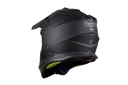 KOV Casco Hunter Negro Mate Motocross Certificado Dot ATV