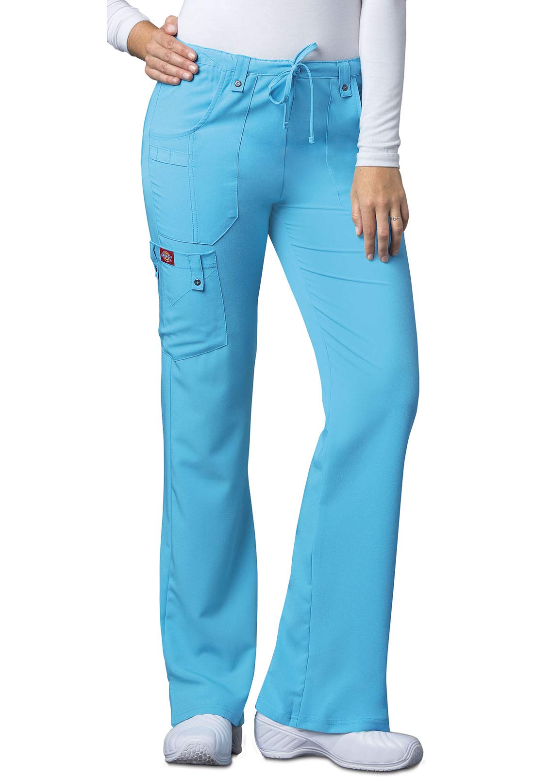 Dickies Women's Xtreme Stretch Mid Rise Drawstring Cargo Pant