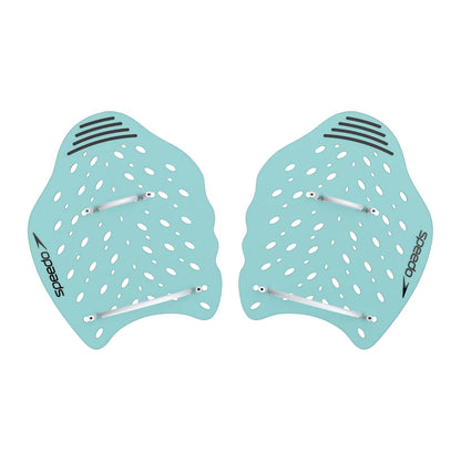 Speedo Power Plus Paletas de Natación para Adulto - XL - Vidrio ártico