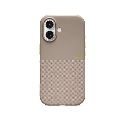 Beats - Funda de Alta protección con MagSafe de Beats para el iPhone 17 con Control de la Cámara, Resistente a rayones y caídas, Textura Mate con Forro de Microfibra – Gris Alpino
