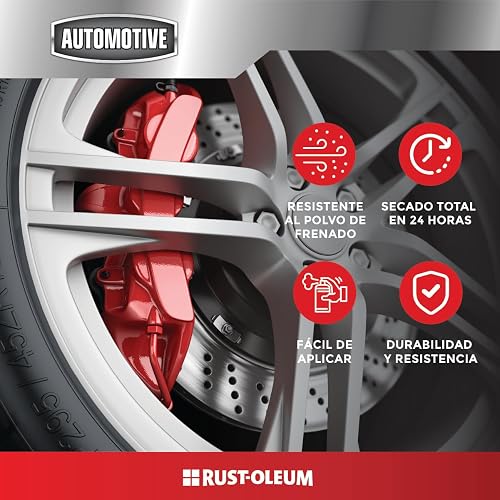 Rust-Oleum Esmalte Aerosol Automotive Pintura para Caliper Rojo Brillante 340 g