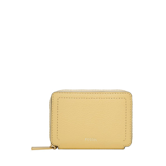 Tarjetero Fossil SL10045001 Logan de piel en tono negro para mujer