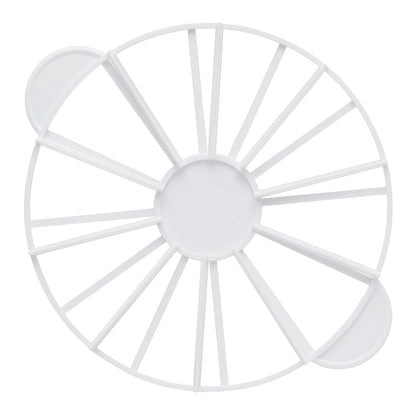 Ateco 1327 Marcador de porciones de pasteles, 10 o 12 rodajas, funciona para pasteles, Rojo/Blanco, 10-12 Portions, 1