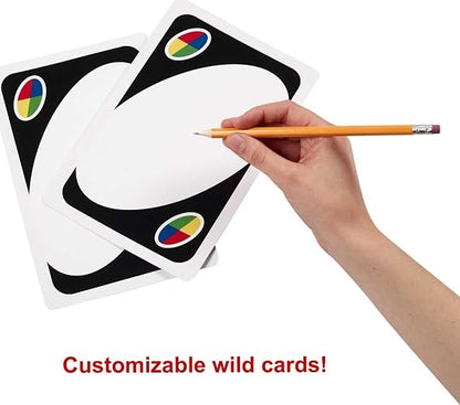 Mattel Games Juego de Cartas Familiar Gigante UNO con 108 Cartas de Gran tamaño e Instrucciones (Idioma español no garantizado), Gran Regalo para niños a Partir de 7 años