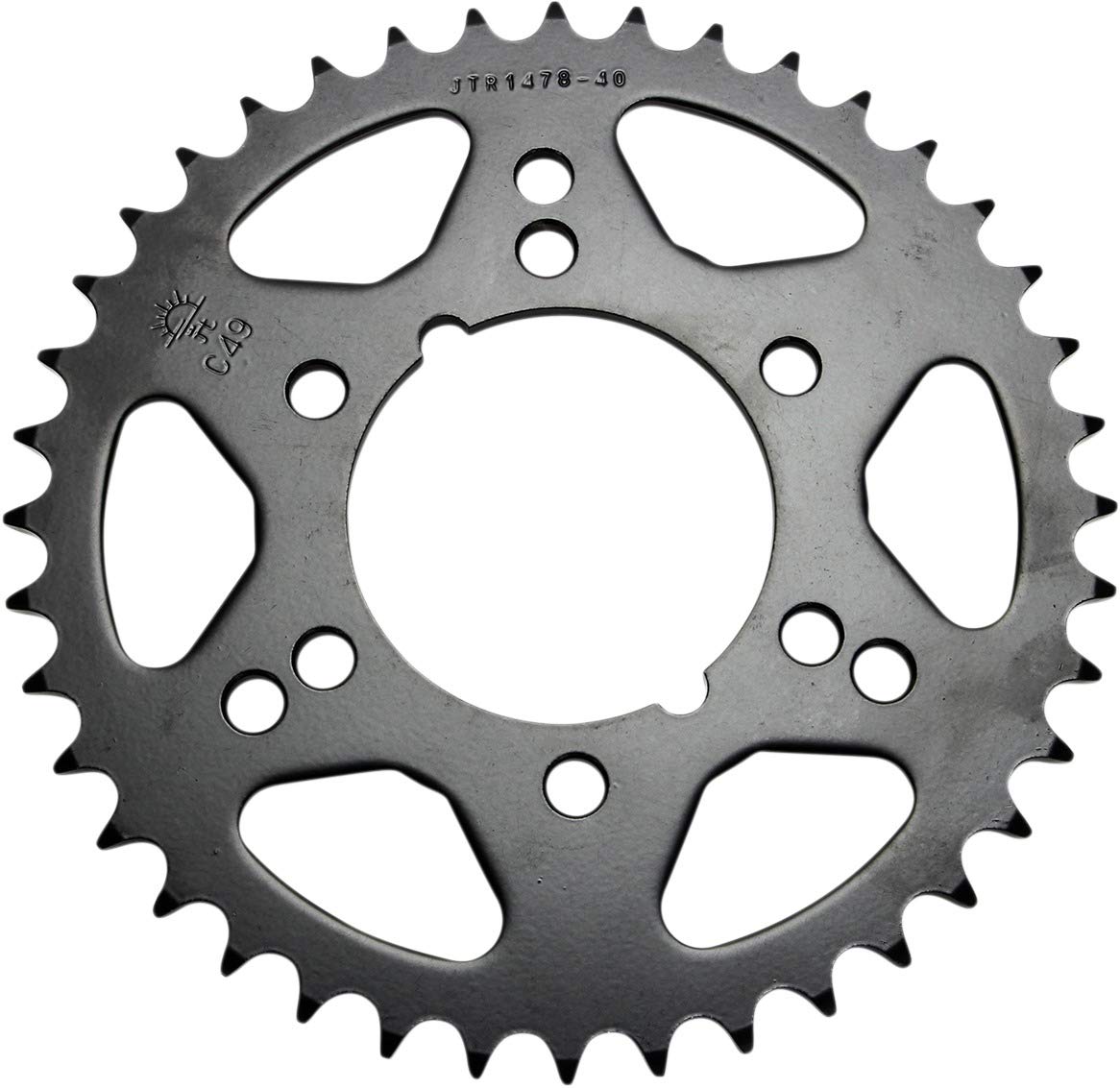 JT Sprockets JTR1478.40 40T - Piñón Trasero de Acero Negro, 40 Dientes/Paso 520
