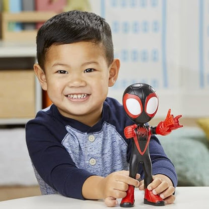 Marvel Hasbro Figura Miles Morales Spidey y Sus Amigos Articulada 22,5 cm