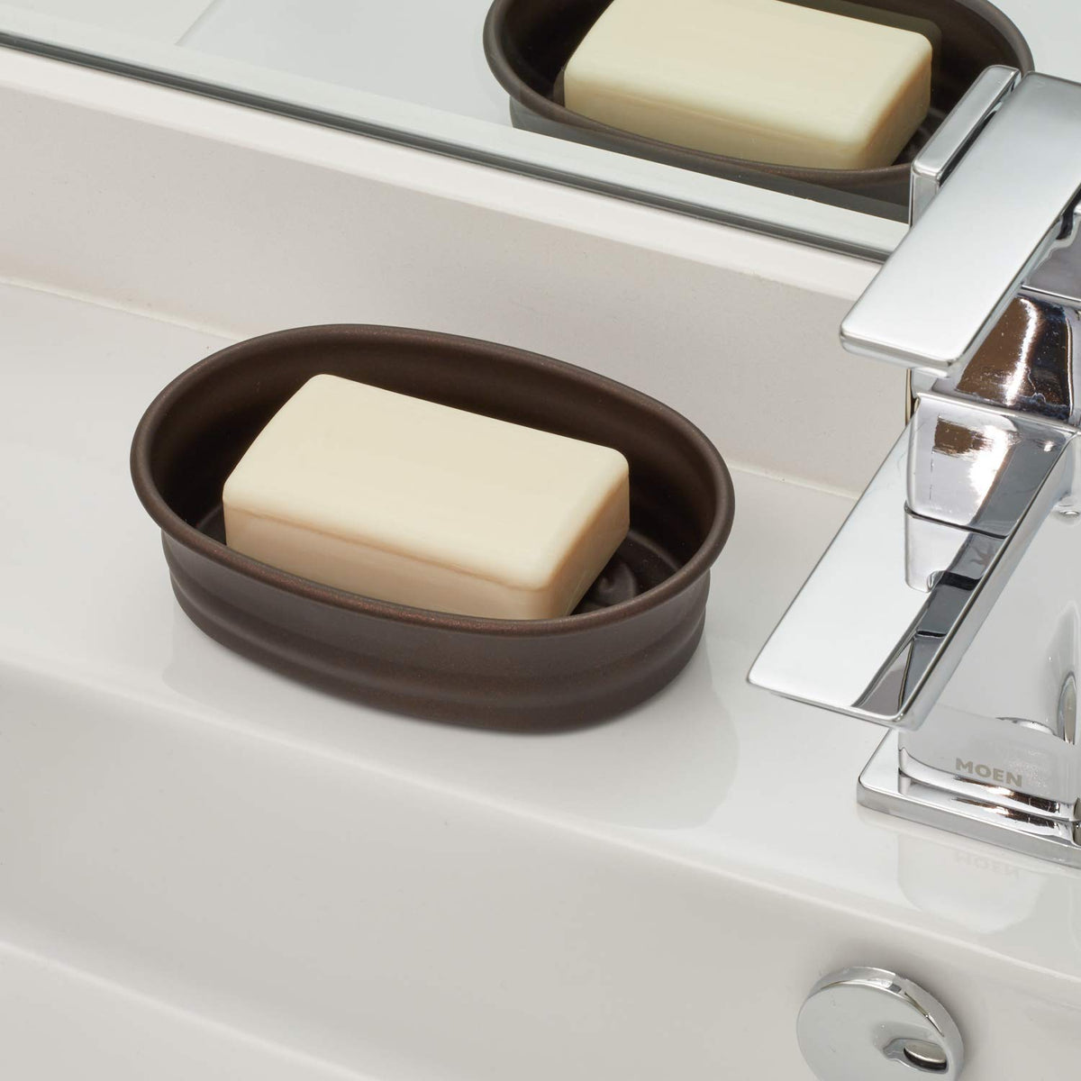 interDesign York Bath, Soap Dish, Bronze