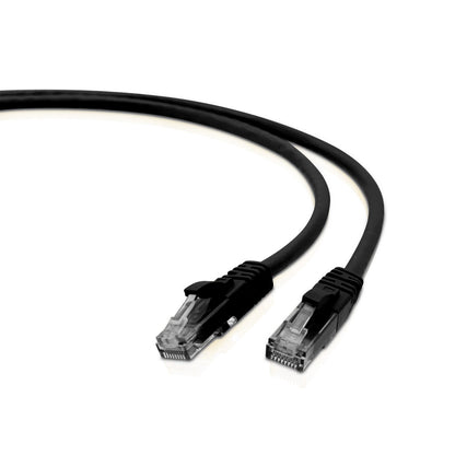 V7 CAT6 Snagless Molded Network Patch Cable RJ45 Male to Male, Black (3-Feet) (V7N2C6-03F-BLKS)
