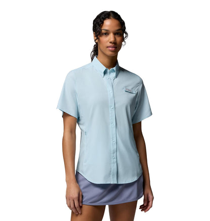 Columbia PFG Tamiami II Camisa de Manga Larga para Mujer - Luz marina - G