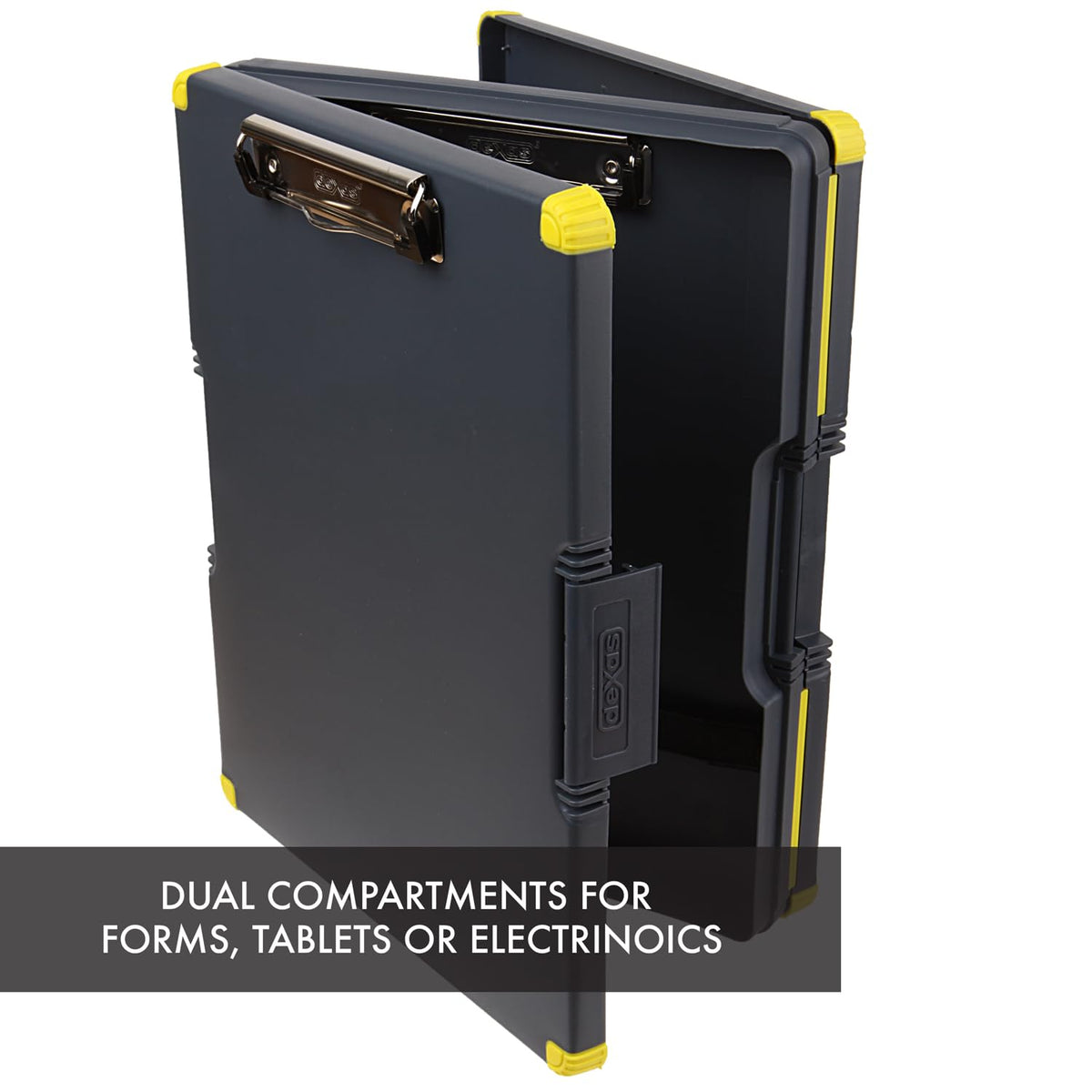 Dexas - Estuche Organizador de Doble Cara, Amarillo, 1