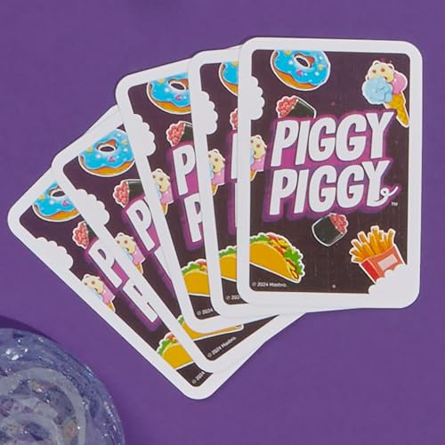 Hasbro Gaming Piggy - Juego de Cartas para 2 a 6 Jugadores Desde 7 Años