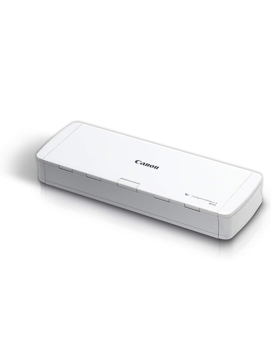 Canon imageFORMULA R10 Escáner de Documentos portátil, escaneo de 2 Caras con alimentador de 20 páginas, fácil configuración para el hogar u Oficina, Incluye Software, (4861C001)