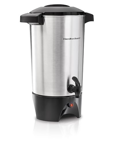 Cafetera Hamilton Beach 45 Tazas 40515R/40515G/ 40515RZ Plata