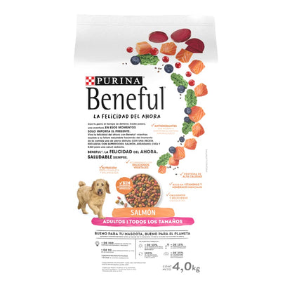 Beneful Purina Adulto Salud Radiante Salmón 4Kg
