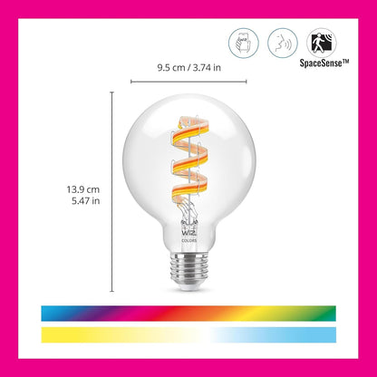 WiZ Foco Inteligente G25 filamento multicolor WiFi