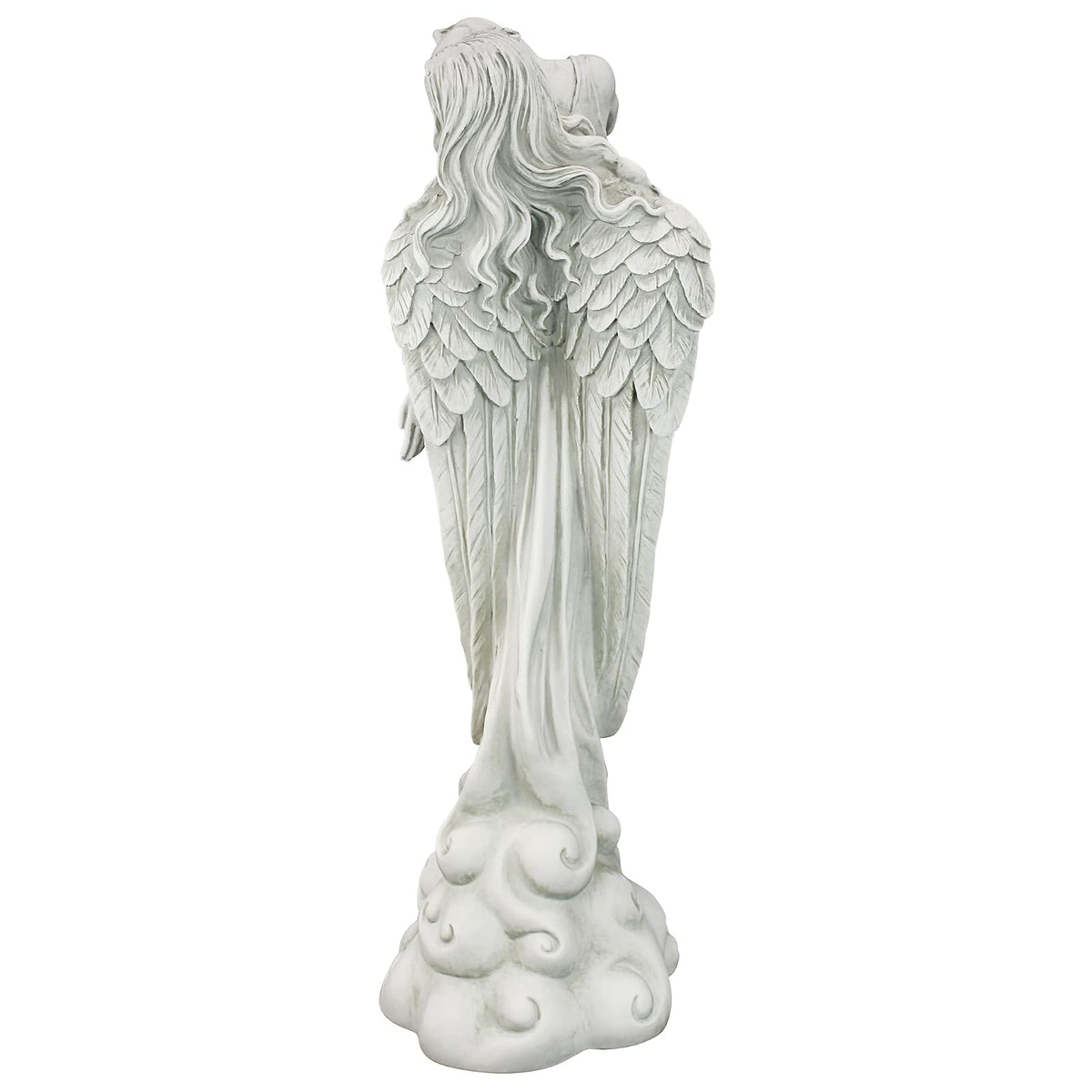 Design Toscano Escultura de ángel ascendente, Tradicional, Gris, Mediano, 1