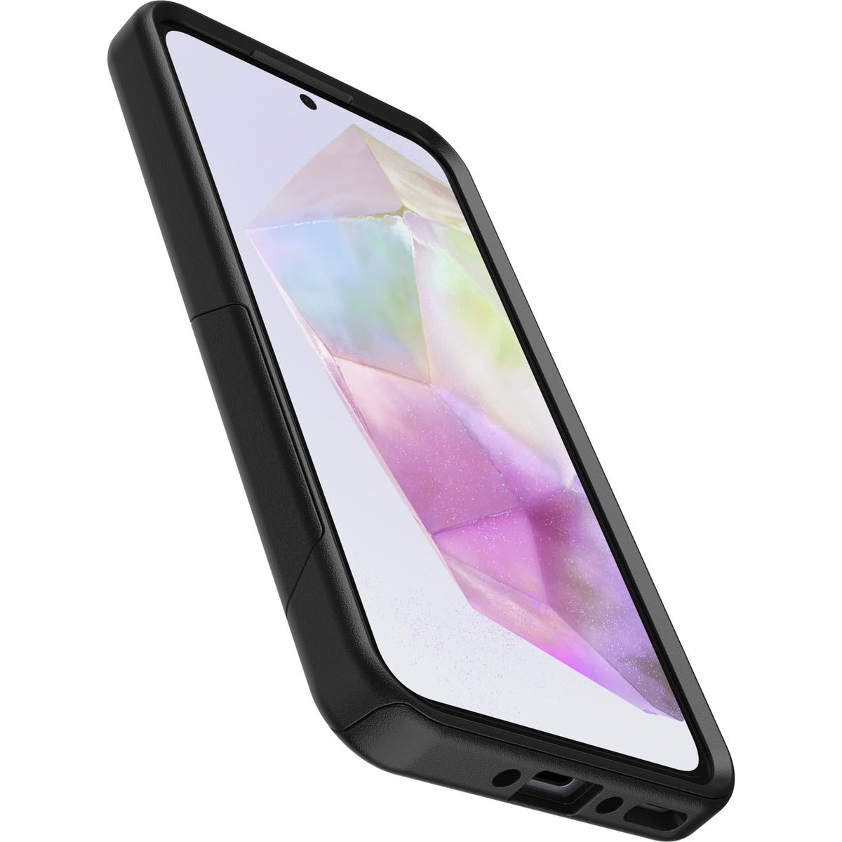 OtterBox - Funda para Samsung Galaxy A35 Commuter Series Lite, Color Negro, Delgado y Resistente, con Acceso Abierto a Puertos y Altavoces (sin Cubiertas de Puertos)