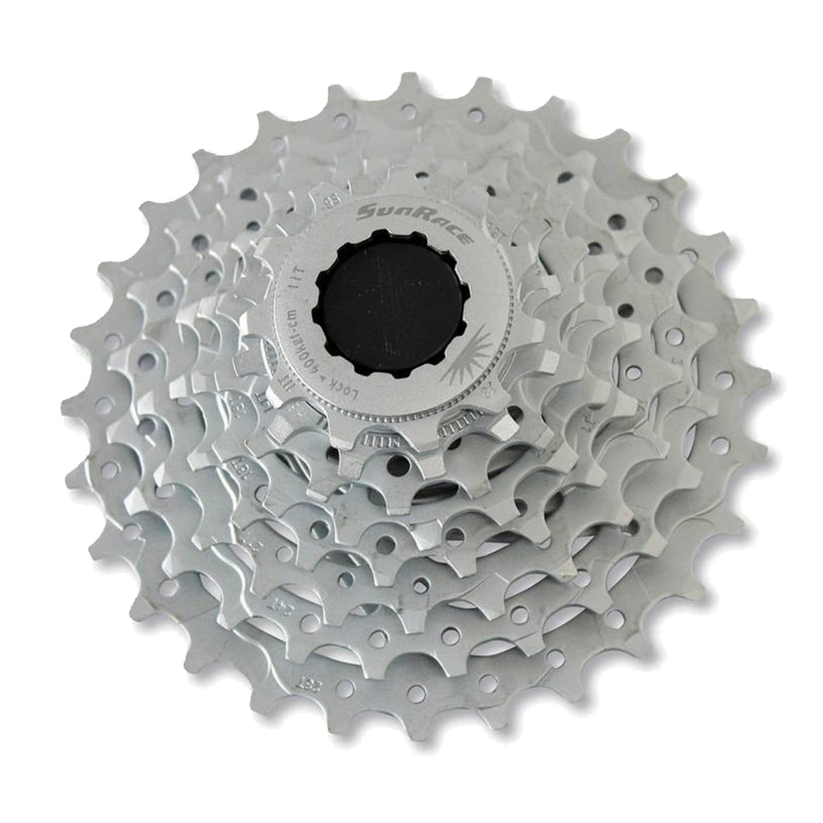 SUNRACE Cassette de Piñones Ruta CSR86 8P 11/23D Nickel Plata Cajita CSR86.8AO0.NS1.BXB