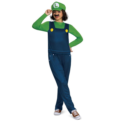 Disguise Luigi - Disfraz clásico para adulto, talla L/XL
