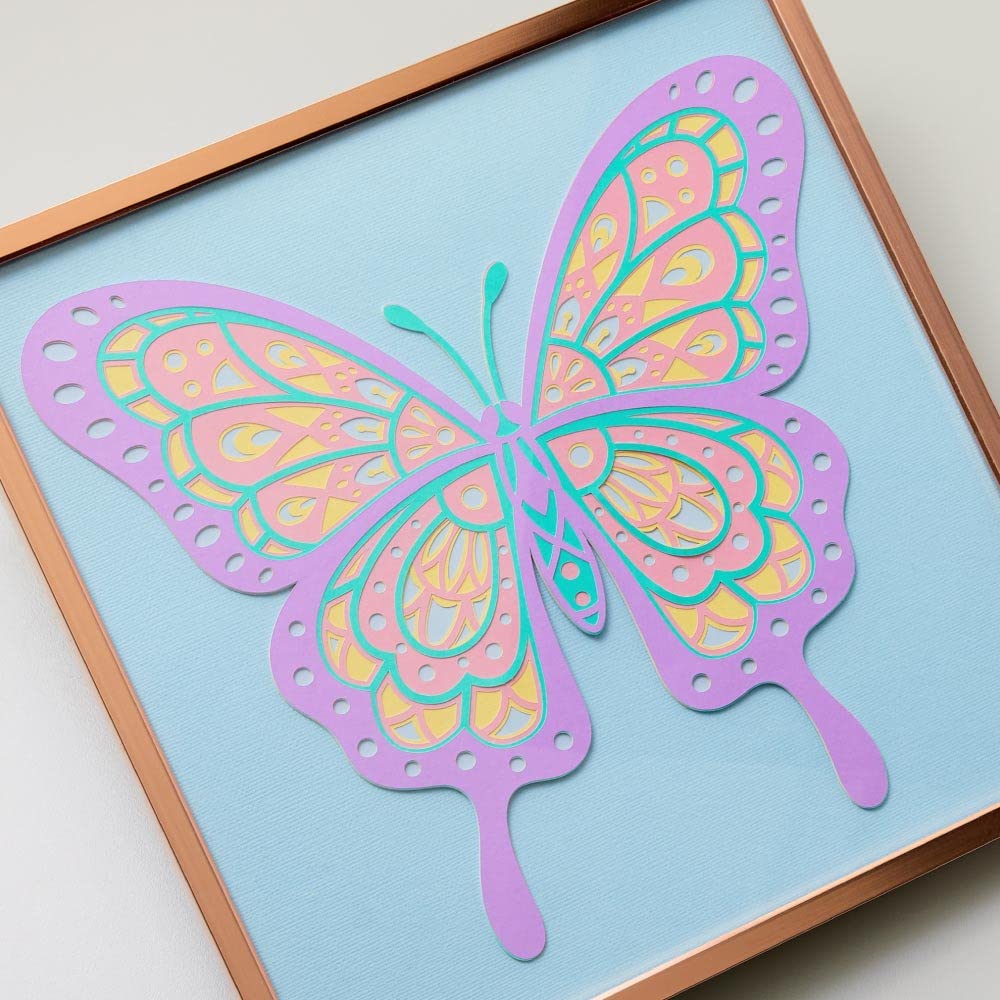 Cricut Cartulina adhesiva, papel inteligente con lazo brillante