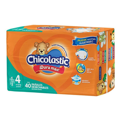 Chicolastic Classic Pañales 160 Pañales, Baby Diapers Boys, Verde (Green), Talla 4 Paquete De Paquete De