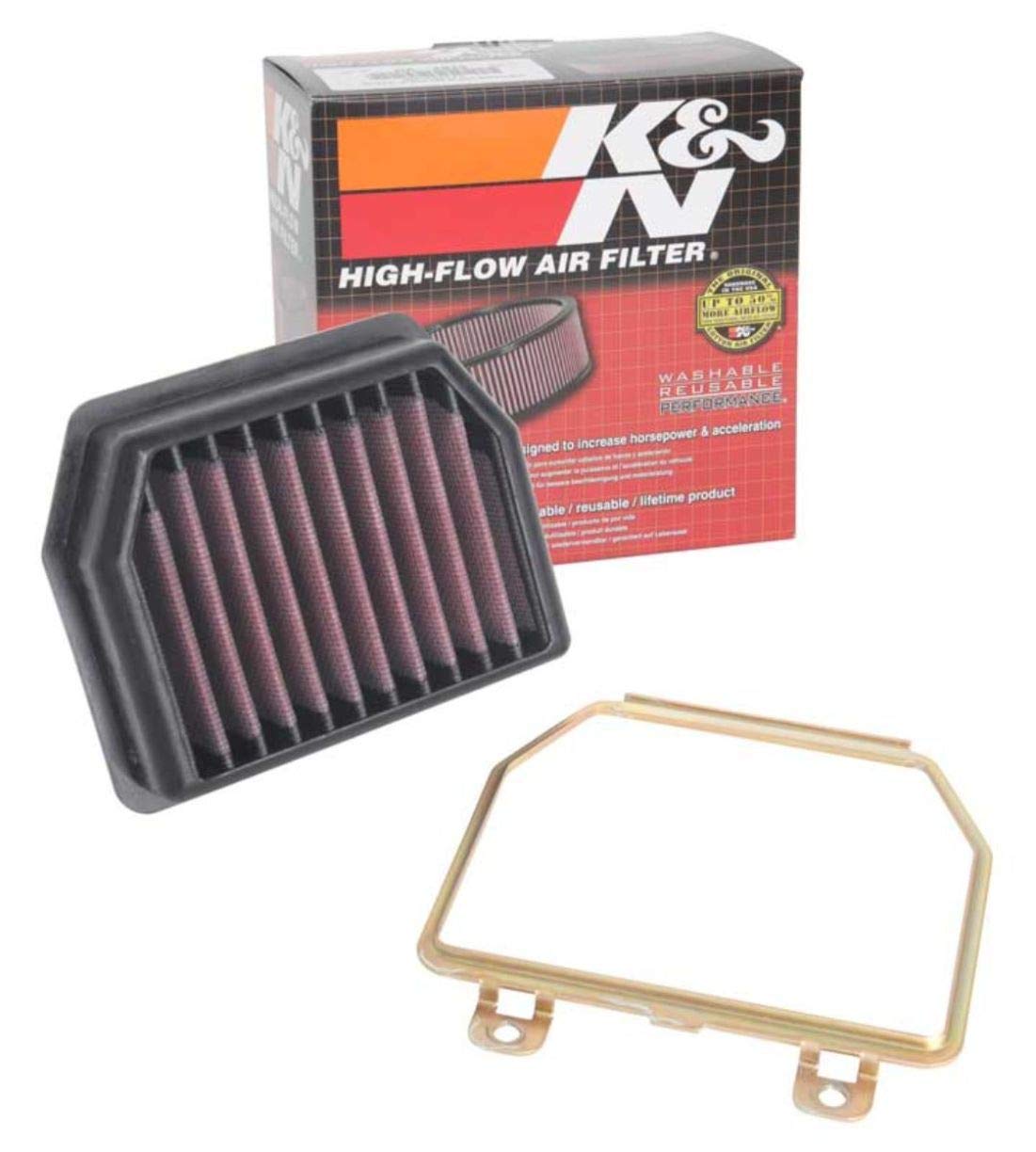 K&N Filtro de Aire de Alto Rendimiento Premium para Moto HA-2819 para Honda CB125R/CB250R/CB300R 2018-2019