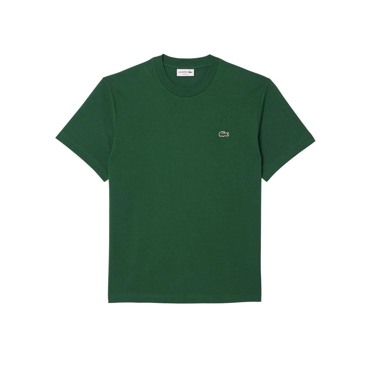 Lacoste Playera de Manga Corta Cuello Redondo Ajuste Clásico - 4XL - Verde
