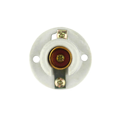 SANELEC, Portalámpara para Candil, Portalámparas de Porcelana, 660 W, Entrada E12, Modelo 2489