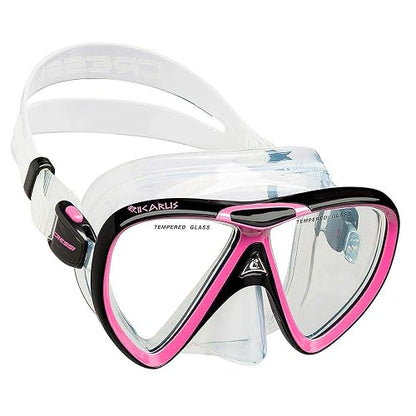 Cressi Kit de Snorkel para Adultos, máscara y Snorkel - Equipo de Calidad para Descubrir el Mundo Submarino | Ikarus & Orion: Diseñado en Italia
