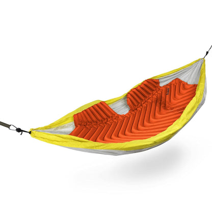 Klymit Hamaca V Cojín de Dormir, Comodidad Inflable, par con Hamaca Transversal, el Mejor Equipo para Acampar