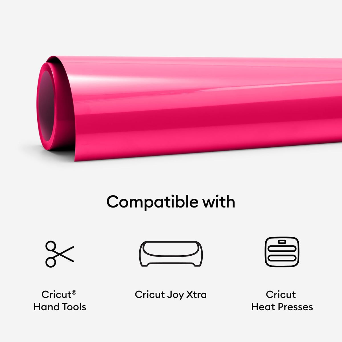 Cricut Joy Xtra Smart - Muestreador de vinilo termoadhesivo para calcomanías, proyectos de bricolaje y más, Outlast 50+ lavados, corte sin colchón, amplia aplicación, (9.5 x 12 pulgadas)