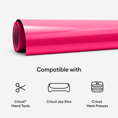 Cricut Joy Xtra Smart - Muestreador de vinilo termoadhesivo para calcomanías, proyectos de bricolaje y más, Outlast 50+ lavados, corte sin colchón, amplia aplicación, (9.5 x 12 pulgadas)