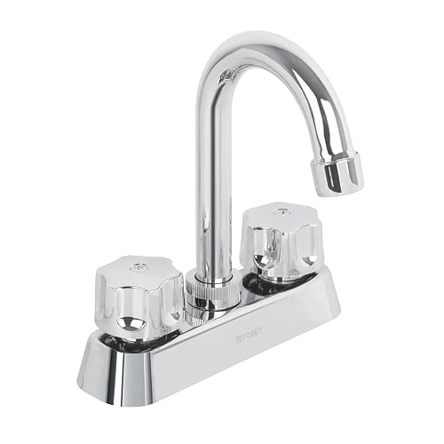 Foset Basic MP-060, Mezcladora plástica para lavabo, cuello tipo bar, Basic