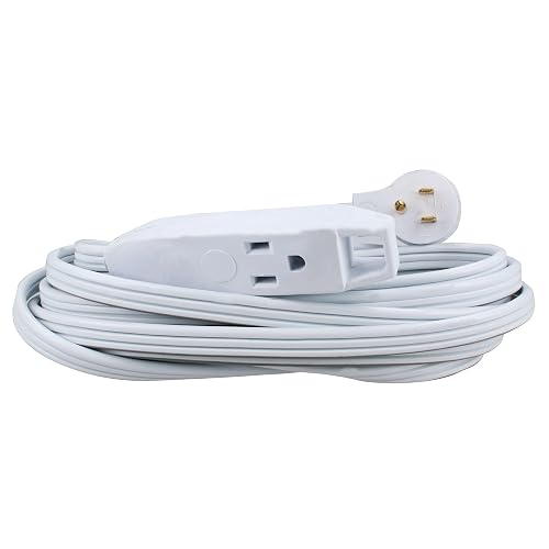Surtek 136053 Extensión Eléctrica Plana Aterrizada, 5 m
