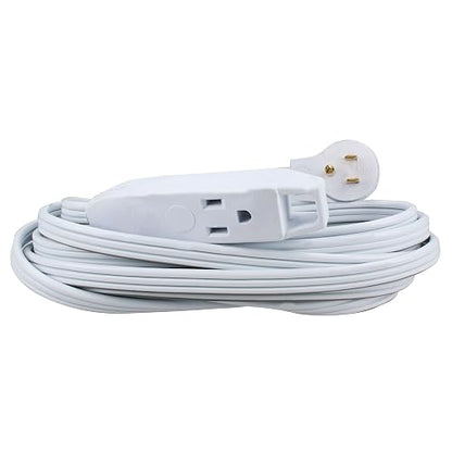Surtek 136053 Extensión Eléctrica Plana Aterrizada, 5 m
