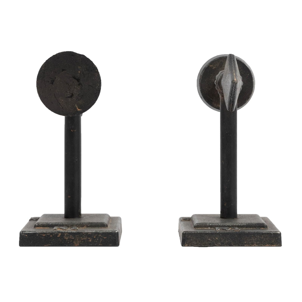 Creative Co-op - Sujetalibros de Flecha de Hierro Fundido, Negro, 1