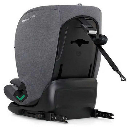 Kinderkraft ONETO3 I-Size Autoasiento Isofix, Asiento de carro, Niños Grupo 1/2/3, 9-36 Kg, R129, Protectores Laterales, Top Tether, Ajustar con una Mano, Silla de Automóvil, Easy Grow System, Gris