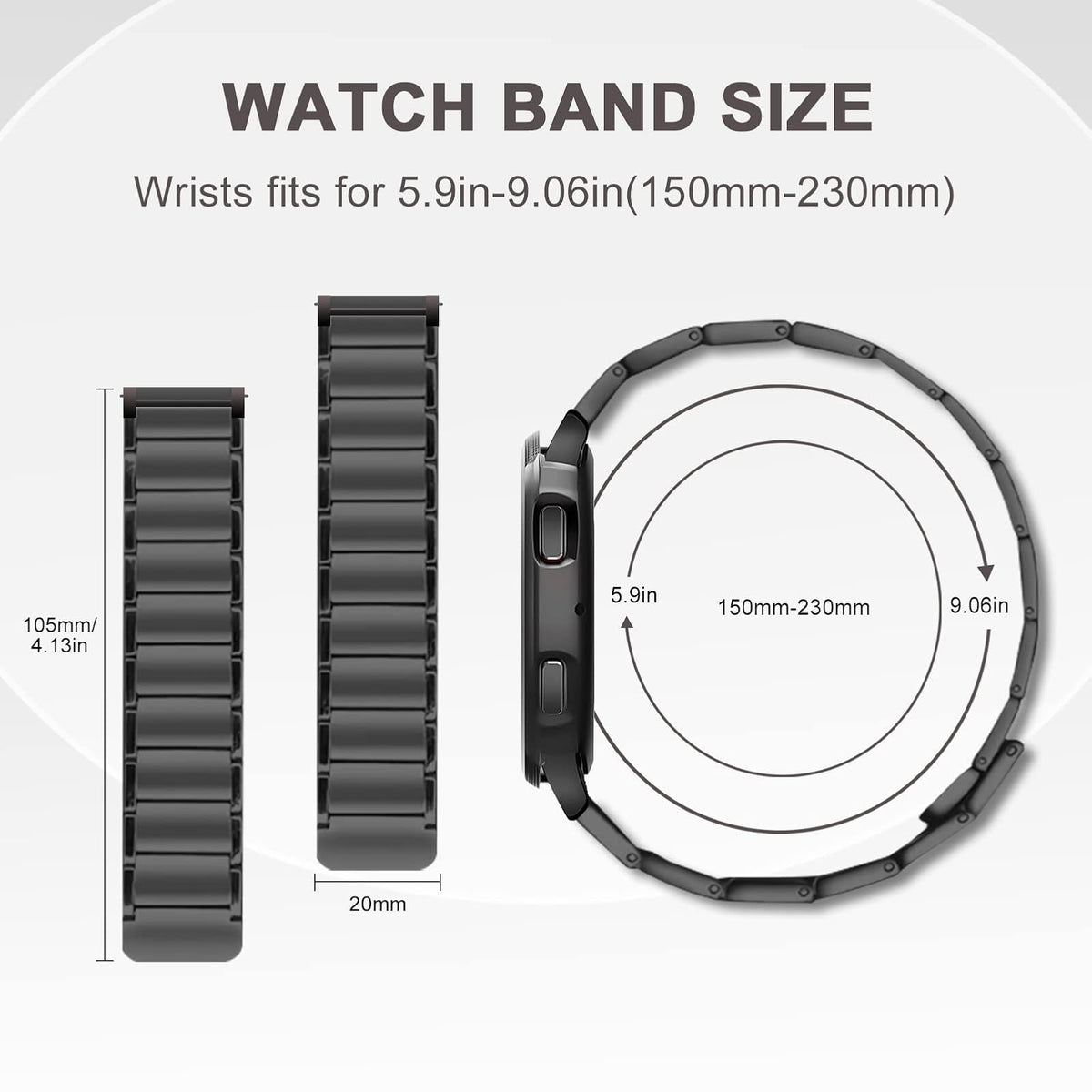 ORIbox Compatible con correas de Apple Watch de 41 mm, 40 mm, 38 mm