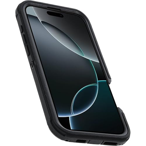 OtterBox - Funda para iPhone 16 Pro Max Defender Series, color negro