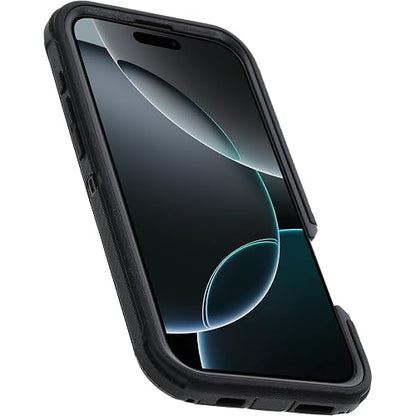 OtterBox - Funda para iPhone 16 Pro Max Defender Series, color negro