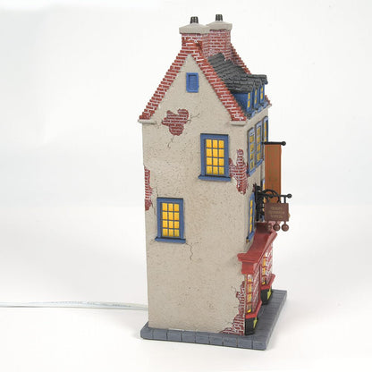 Department 56 Harry Potter Village Quality Quidditch Supplies Lit Building, 8.58 Pulgadas, Multicolor