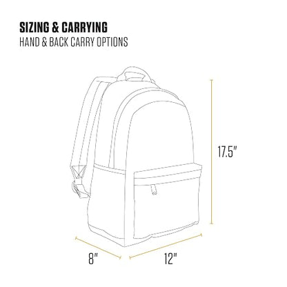 Carhartt 21l Classic Laptop Backpack, Water-resistant Pack W/ 15" Laptop Sleeve and Organizational Compartments Mochila 21L Unisex adulto