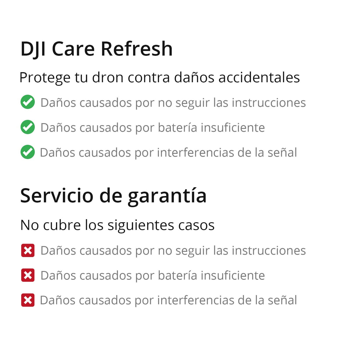 dji Card Care Refresh 2-Year Plan (dji Mini 5 Pro) MX