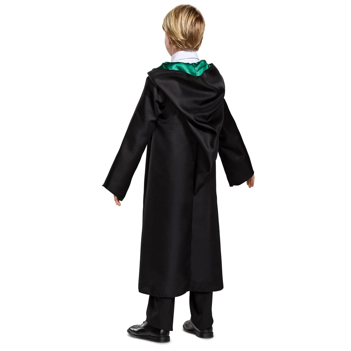 Disguise Bata clásica Oficial, Disfraz de Hogwarts Wizarding World de Harry Potter, Accesorio para Jugar para niños, Color Negro y Verde, Talla pequeña (4-6)