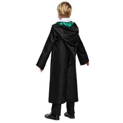 Disguise Bata clásica Oficial, Disfraz de Hogwarts Wizarding World de Harry Potter, Accesorio para Jugar para niños, Color Negro y Verde, Talla pequeña (4-6)