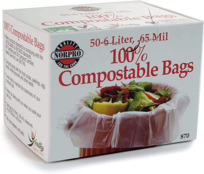 Norpro 870 Compostable Bags, Package of 50 Pieces