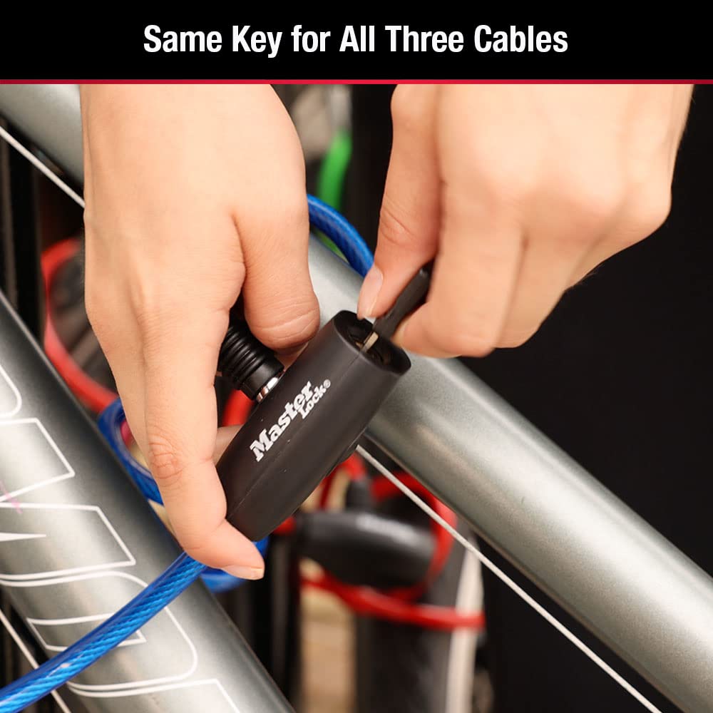 Master Lock 8127TRI Cable Lock